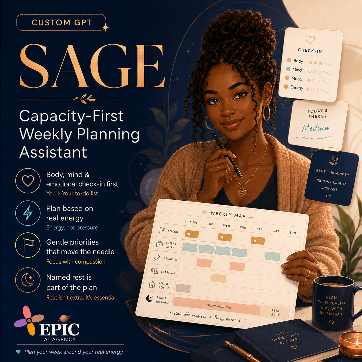 Sage: Capacity-First Week Planner